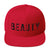 RED SNAPBACK