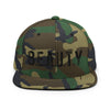 B.E.A.U.T.Y Green Camo Snapback