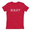 B.E.A.U.T.Y Ladies' Red Boyfriend Tee