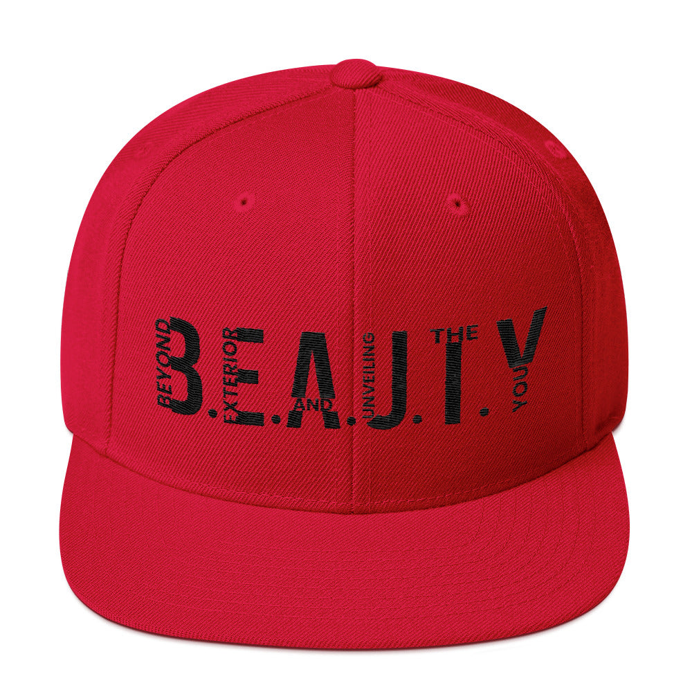 B.E.A.U.T.Y Red Snapback